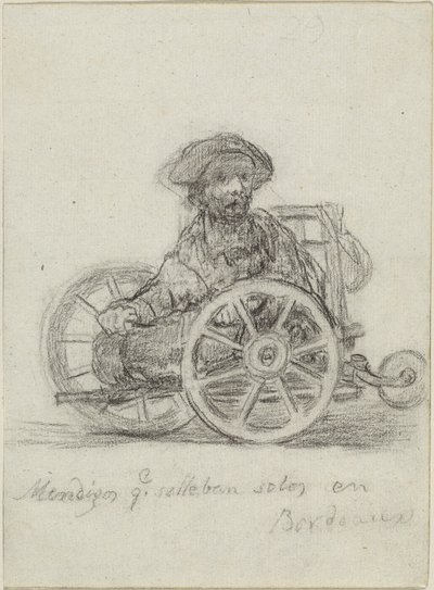 Beggars Who Get About on Their Own in Bordeaux by Francisco de Goya